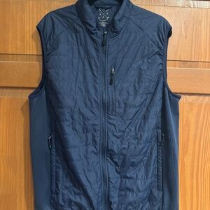 Golf American men's lightweight navy vest-size large-excellent condition